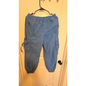 SO Blue Cargo Jogger Pants Women’s Size M Elastic Waist Lightweight
